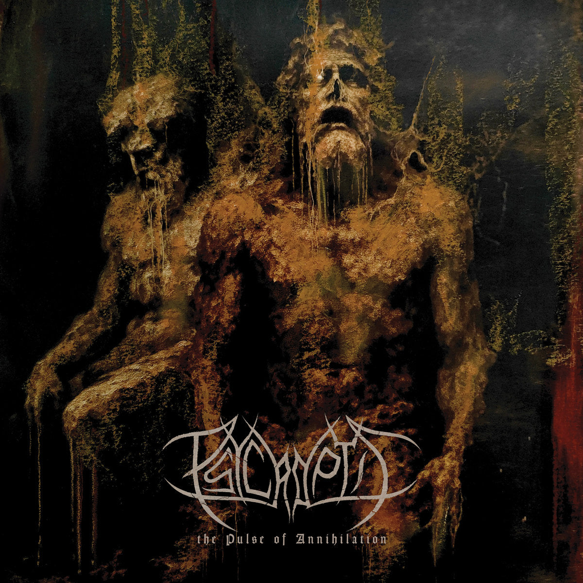 PSYCROPTIC - The Pulse Of Annihilation (Swamp Green Gold Melt [Barren Waste] Vinyl)