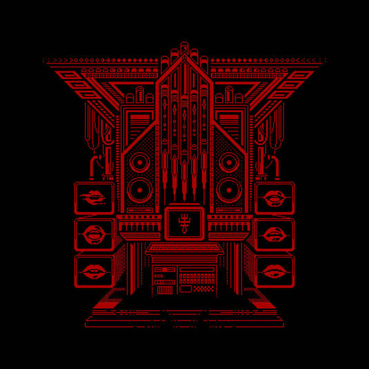 KEYGEN CHURCH - Nel Nome Del Codice (Transparant Red/Black Dust Vinyl)