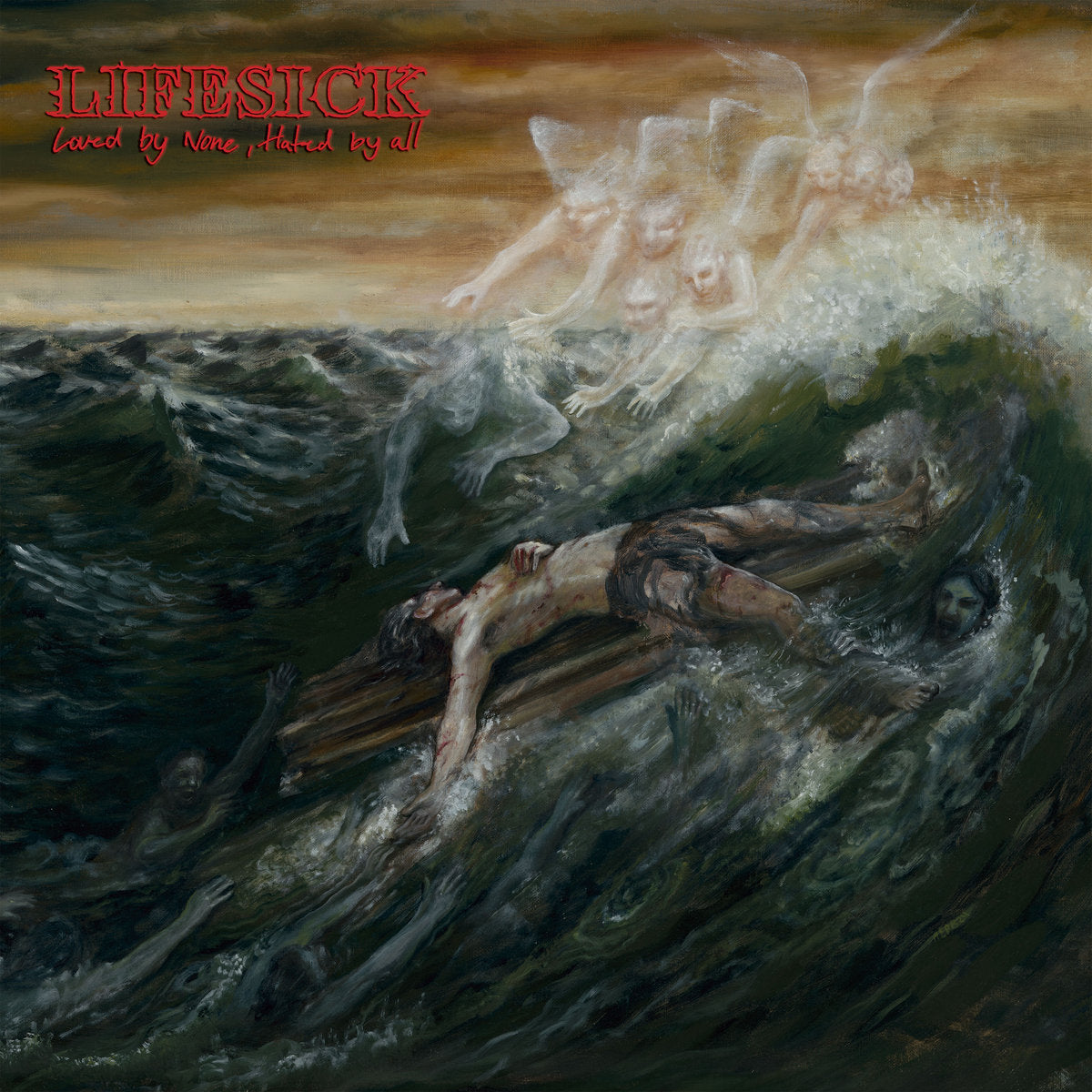 LIFESICK - Loved By None, Hated By All (Clear "Black Dust" Vinyl)