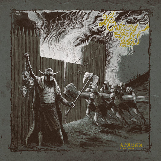CAULDRON BLACK RAM - Slaver (Silver w/ Mustard Splatter Vinyl)