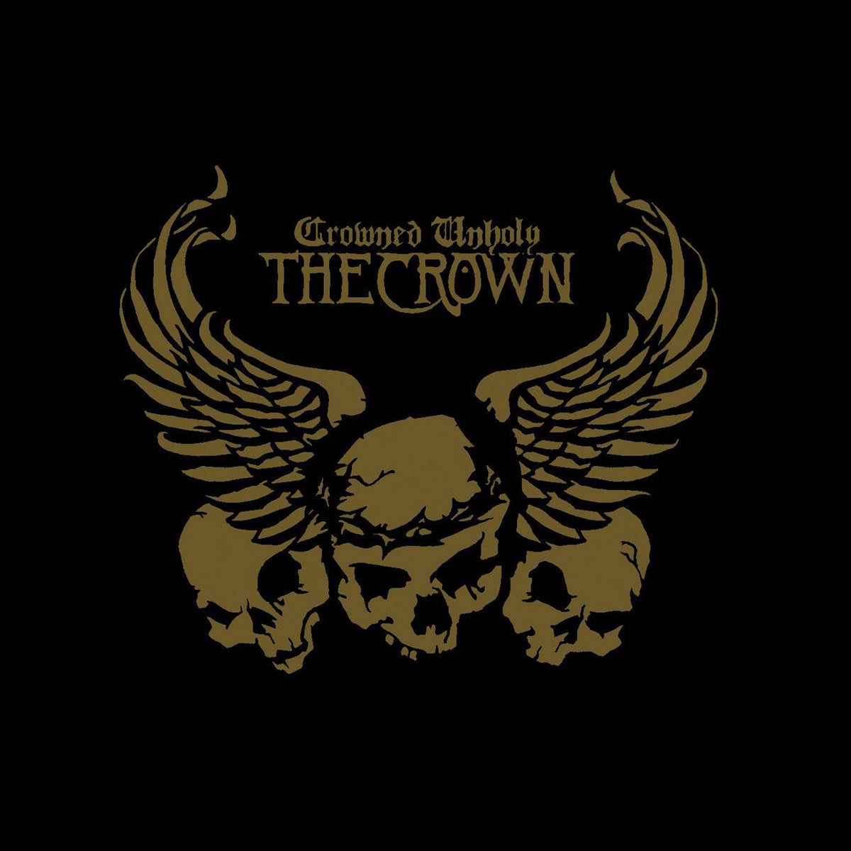 THE CROWN - Crowned Unholy ( Golden Yellow Opaque Marbled Vinyl)