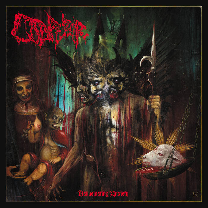 CADAVER - Hallucinating Anxiety (Yellow Martbled Vinyl)