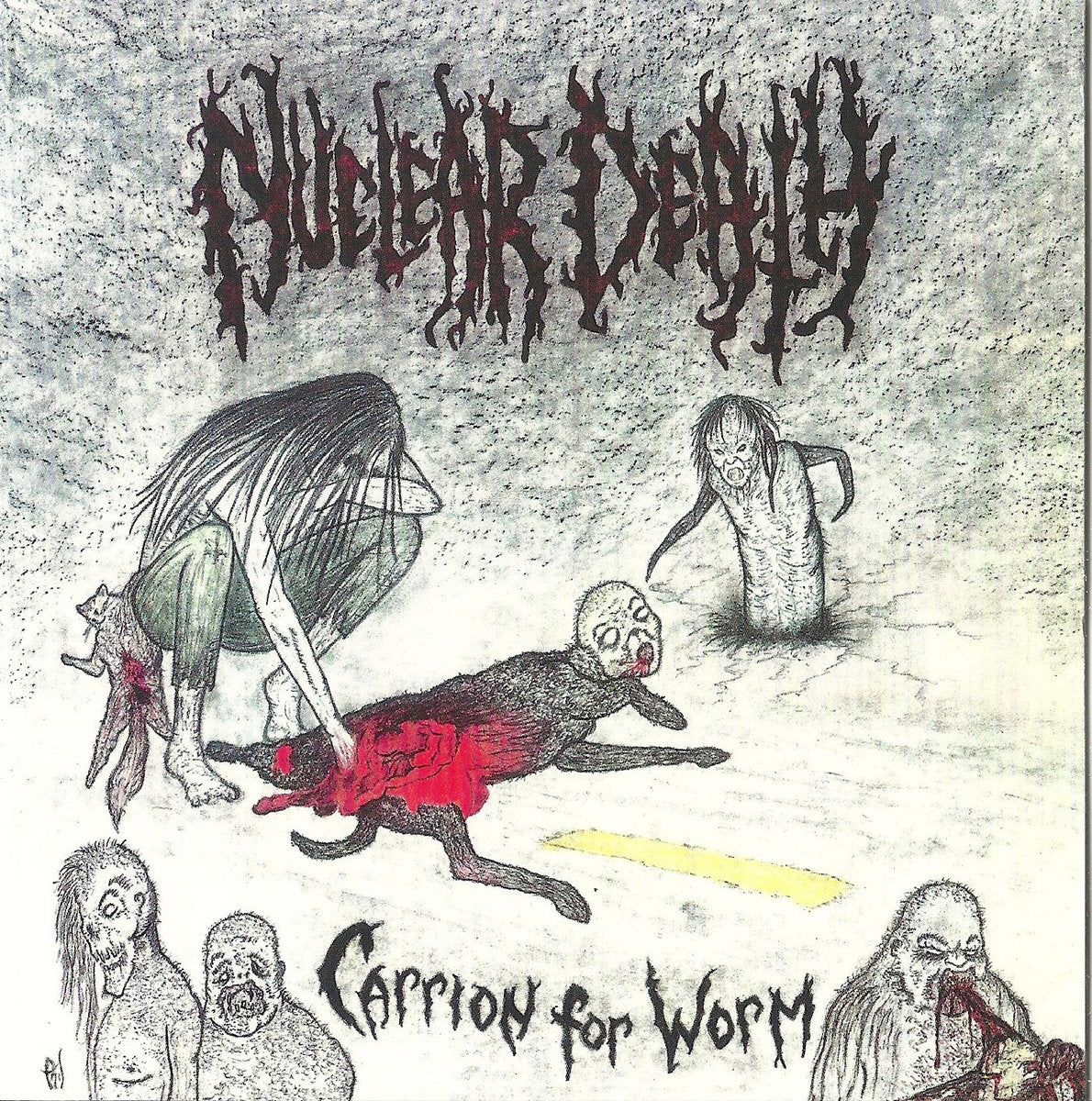 NUCLEAR DEATH - Carrion For Worm (Clear Vinyl)