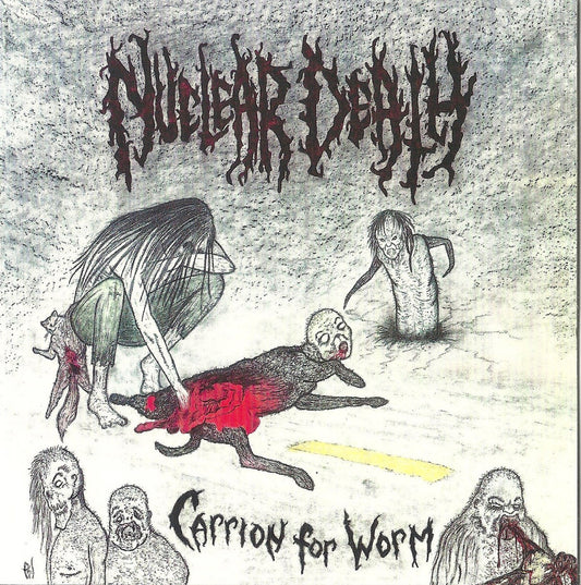 NUCLEAR DEATH - Carrion For Worm (Clear Vinyl)
