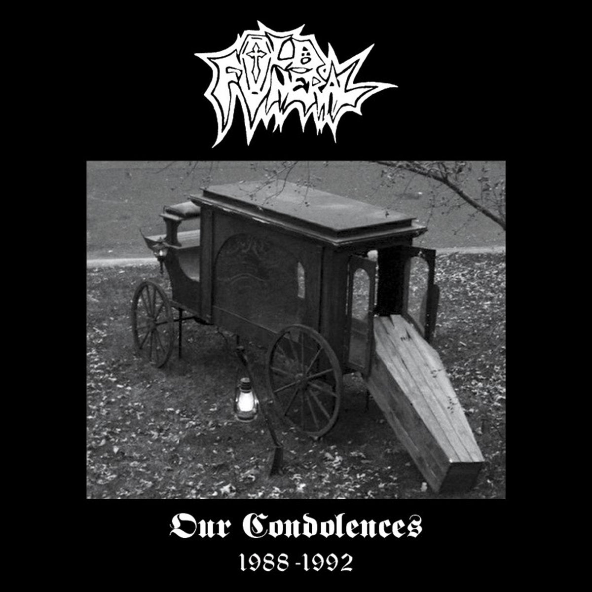 OLD FUNERAL - Our Condolences 1988-1992 (Half White/Half Black Vinyl)