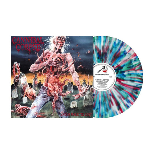 CANNIBAL CORPSE - Eaten Back To Life (Blue Green & Red Splatter Vinyl)