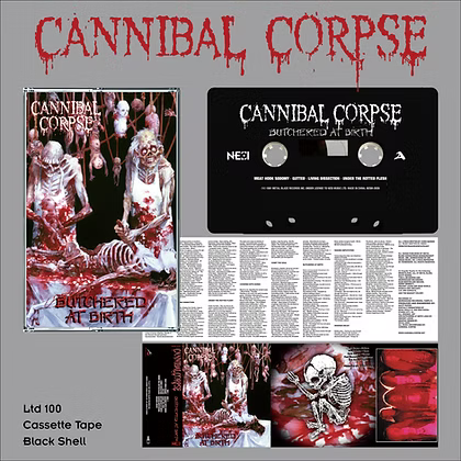 CANNIBAL CORPSE - Butchered At Birth (MC)