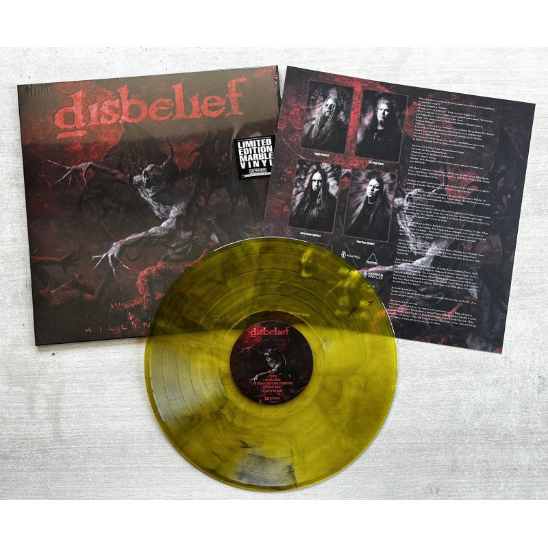 DISBELIEF - Killing Karma (Fire Marbled Vinyl)