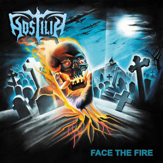 HOSTILIA - Face The Fire  (Turquoise/White/Black/Splatter Vinyl)
