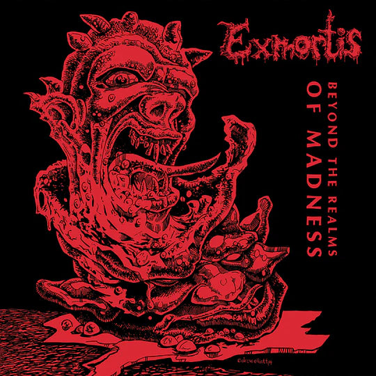 EXMORTIS - Beyond The Realms Of Madness LP (Transparent Red/Black Splatter Vinyl)