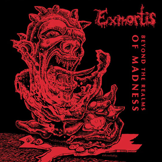 EXMORTIS - Beyond The Realms Of Madness LP (Transparent Red/Black Splatter Vinyl)