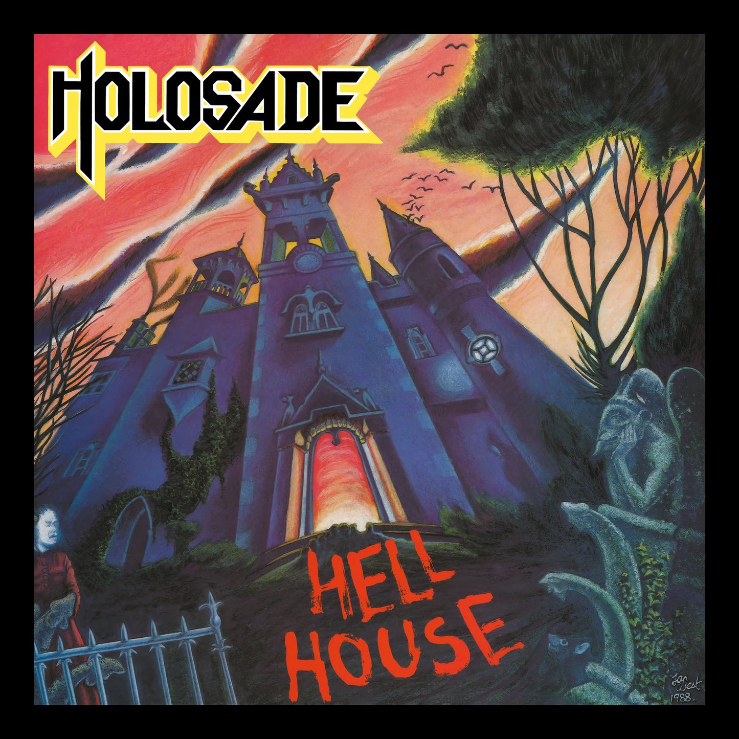 HOLOSADE - Hellhouse  (Transparent Red/Black Splatter Vinyl)