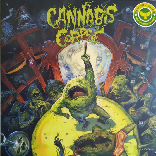 CANNABIS CORPSE - The Weeding E.P. (Yellow Green Vinyl)