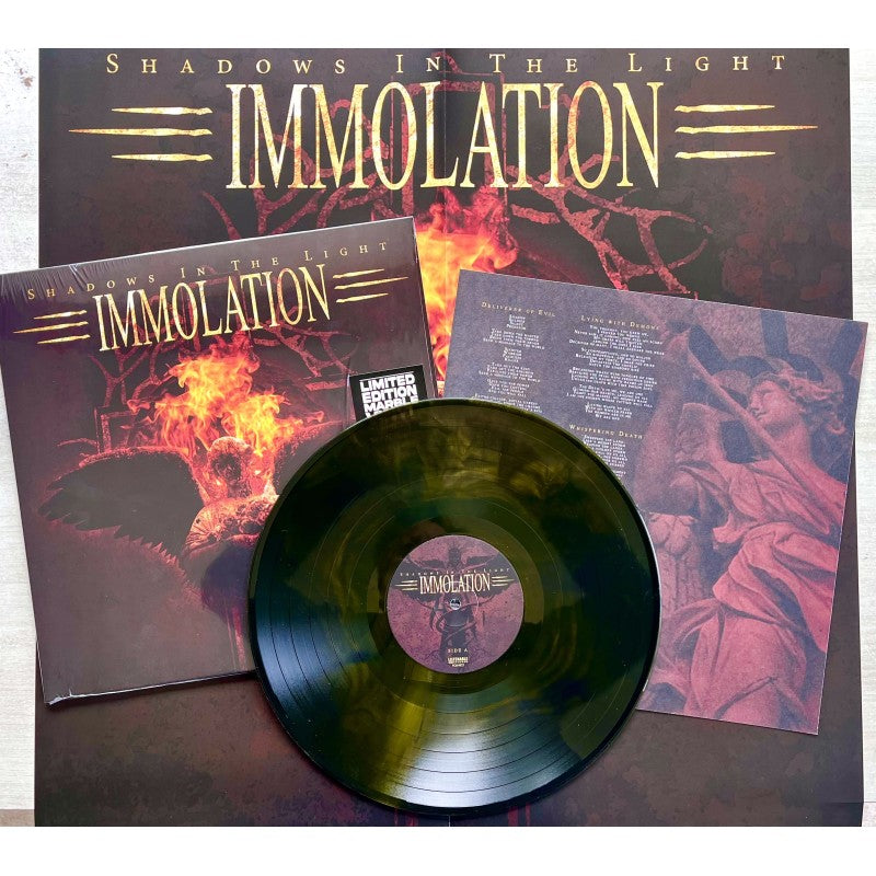 IMMOLATION - Shadows In The Light (Yellow Transparent/Black Marbled Vinyl)