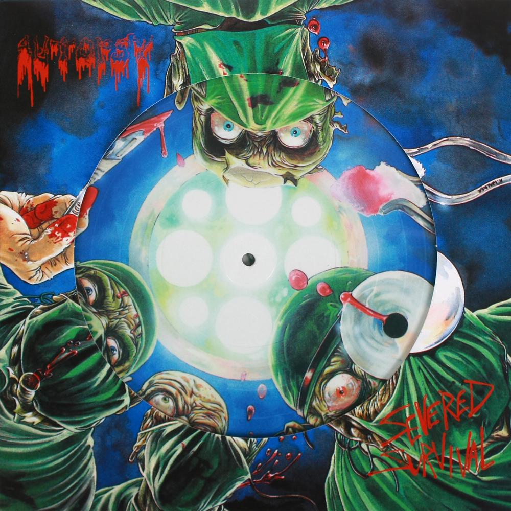 AUTOPSY - Severed Survival (Red/Black Gore Marble Vinyl)
