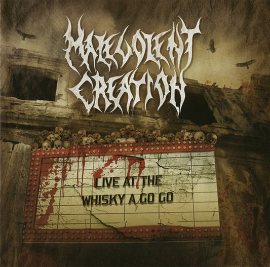 MALEVOLENT CREATION - Live At The Whisky A Go Go (Clear Vinyl)