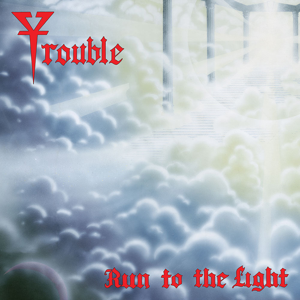 TROUBLE - Run To The Light (Vanilla with white splatter)