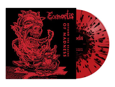 EXMORTIS - Beyond The Realms Of Madness LP (Transparent Red/Black Splatter Vinyl)