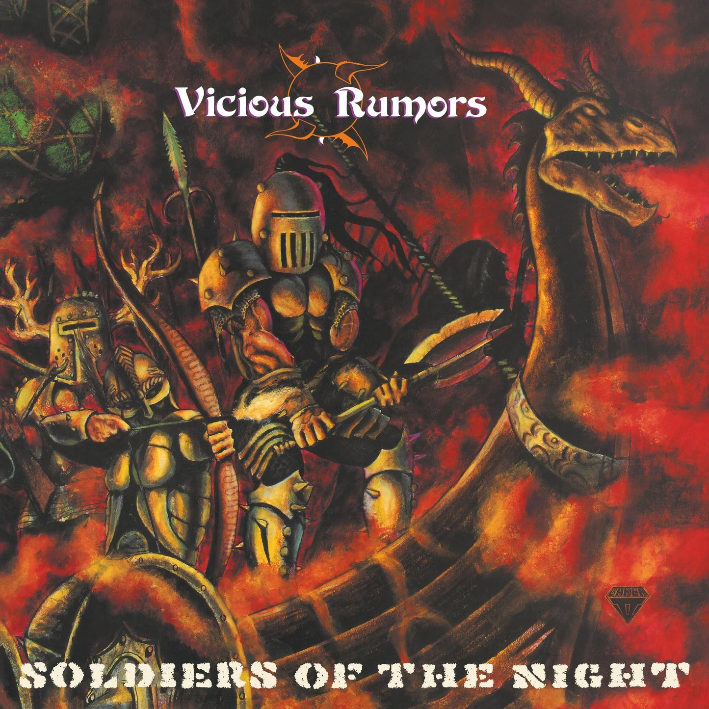 VICIOUS RUMORS - Soldiers Of The Night  (Black Vinyl)