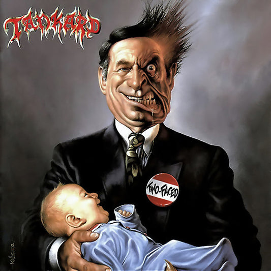 TANKARD - Two-Faced (Grey / Black Bi-Color Vinyl)