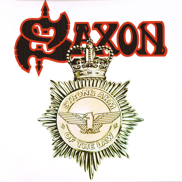 SAXON - Strong Arm Of The Law (White/Black/Red Splatter Vinyl)