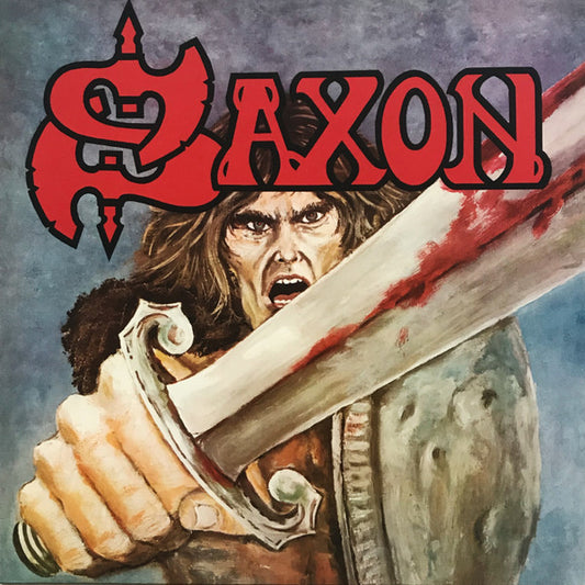 SAXON - Saxon (Blue W/ Red Splatter Vinyl)