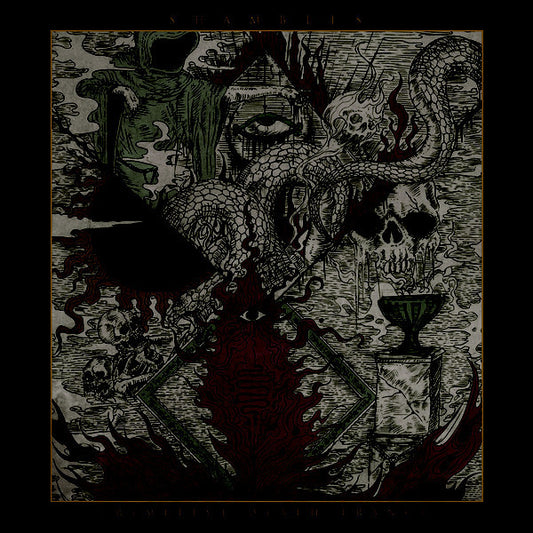 SHAMBLES - Primitive Death Trance (Oxblood / Bone Mixed Vinyl)