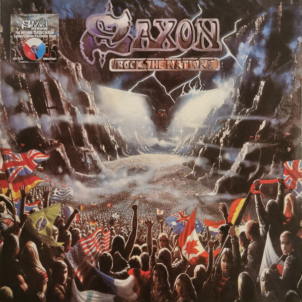 SAXON - Rock The Nations ( Tri-coloured Vinyl)