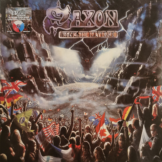 SAXON - Rock The Nations ( Tri-coloured Vinyl)