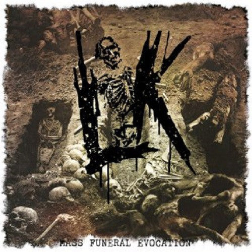 LIK - Mass Funeral Evocation ( Whie/Pastel Red Marbled vinyl)