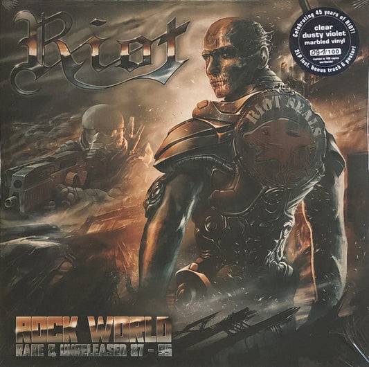 RIOT - Rock World (Violet Clear Dusty Marbled Vinyl)