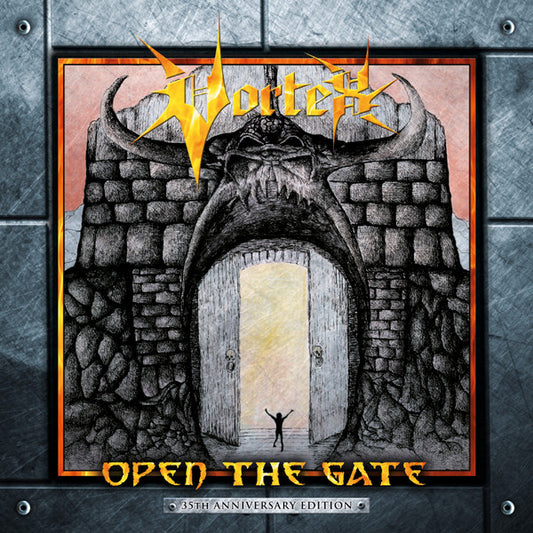 VORTEX - Open The Gate ( Red Marbled Vinyl)