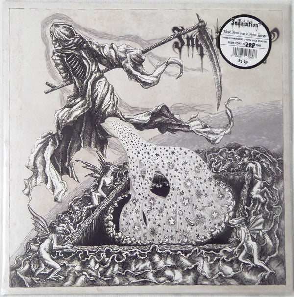 INQUISITION - Black Mass For A Mass Grave (Clear Gold Splatter Vinyl)