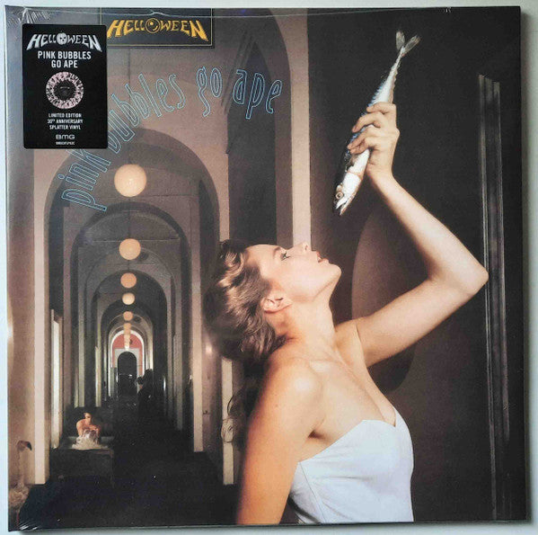 HELLOWEEN - Pink Bubbles Go Ape (Pink With Black Splatter Vinyl)