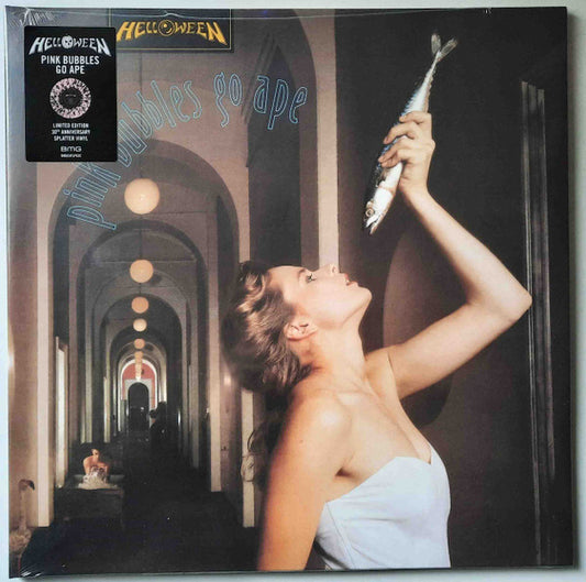 HELLOWEEN - Pink Bubbles Go Ape (Pink With Black Splatter Vinyl)