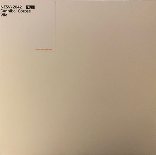 CANNIBAL CORPSE - Vile (TESTPRESSING)