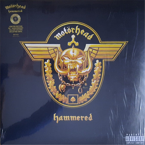 MOTÖRHEAD - Hammered (Yellow & Black Splatter Vinyl)