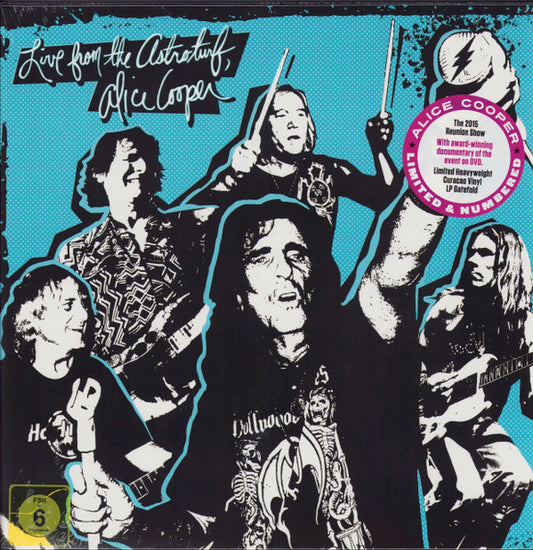ALICE COOPER -  Live From The Astroturf (Curacao Blue Vinyl)