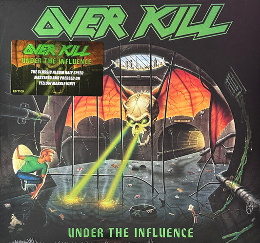 OVERKILL -Under The Influence (Yellow Marble Vinyl)