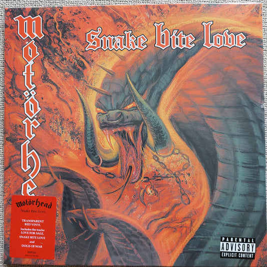 MOTÖRHEAD - Snake Bite Love (Transparant Red Vinyl)