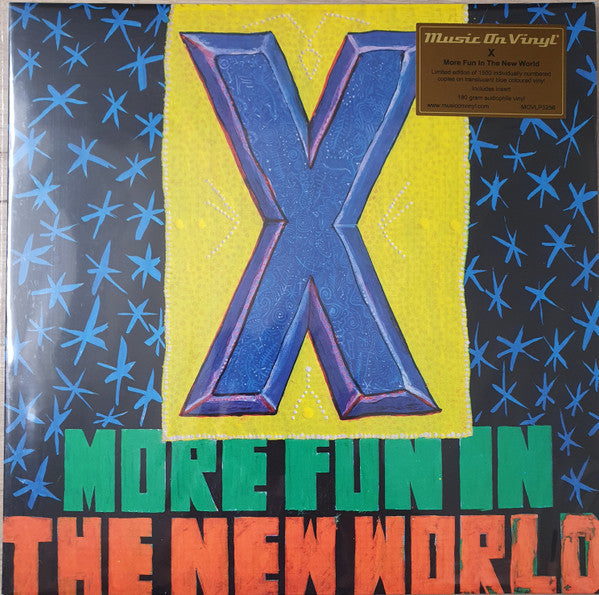 X - More Fun In The New World (Blue Vinyl)