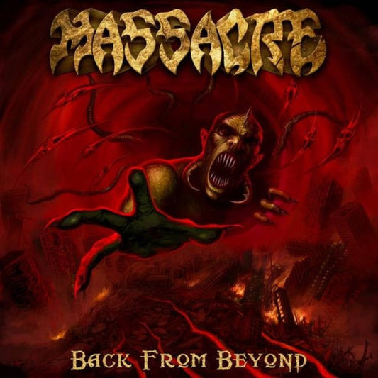 MASSACRE - Back From Beyond (Transparant Red Marbled Vinyl)