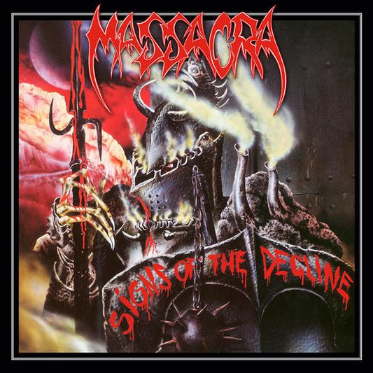 MASSACRA - Signs Of The Decline (Transparant Red With Black Marbled Vinyl)