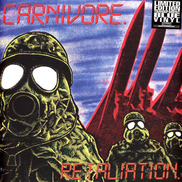 CARNIVORE - Retaliation. (Transparant Blue Vinyl)