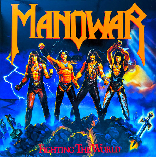 MANOWAR - Fighting The World (Blue vinyl)