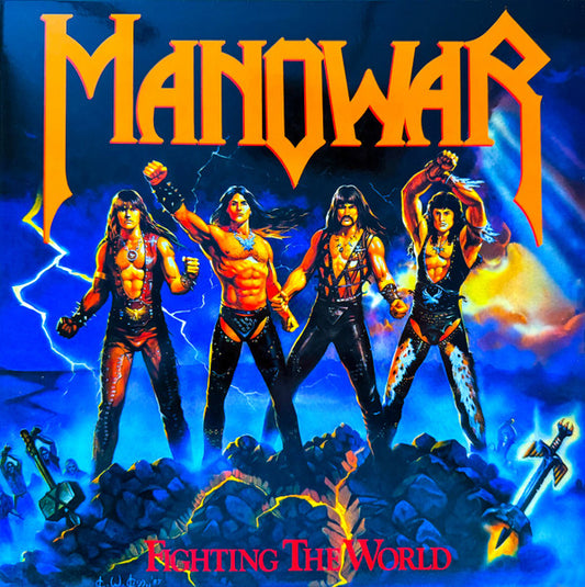 MANOWAR - Fighting The World (Blue vinyl)