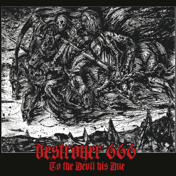 DESTRÖYER 666 - To The Devil His Due (Transparant Red Vinyl)