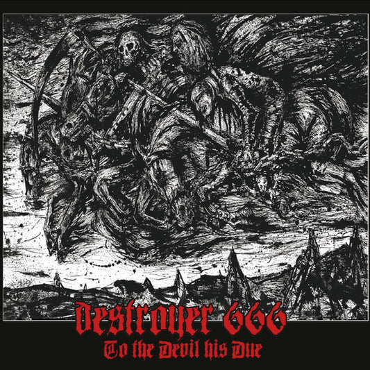 DESTRÖYER 666 - To The Devil His Due (Transparant Red Vinyl)