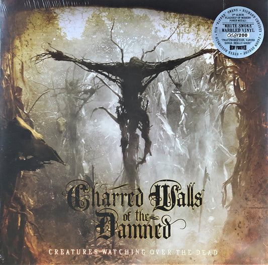 CHARRED WALLS OF THE DAMNED - Creatures Watching Over The Dead ("White Smoke" marbled vinyl.)