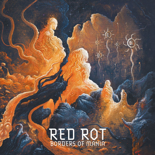 RED ROT - Borders of Mania  (Orange/Black Marble Vinyl)